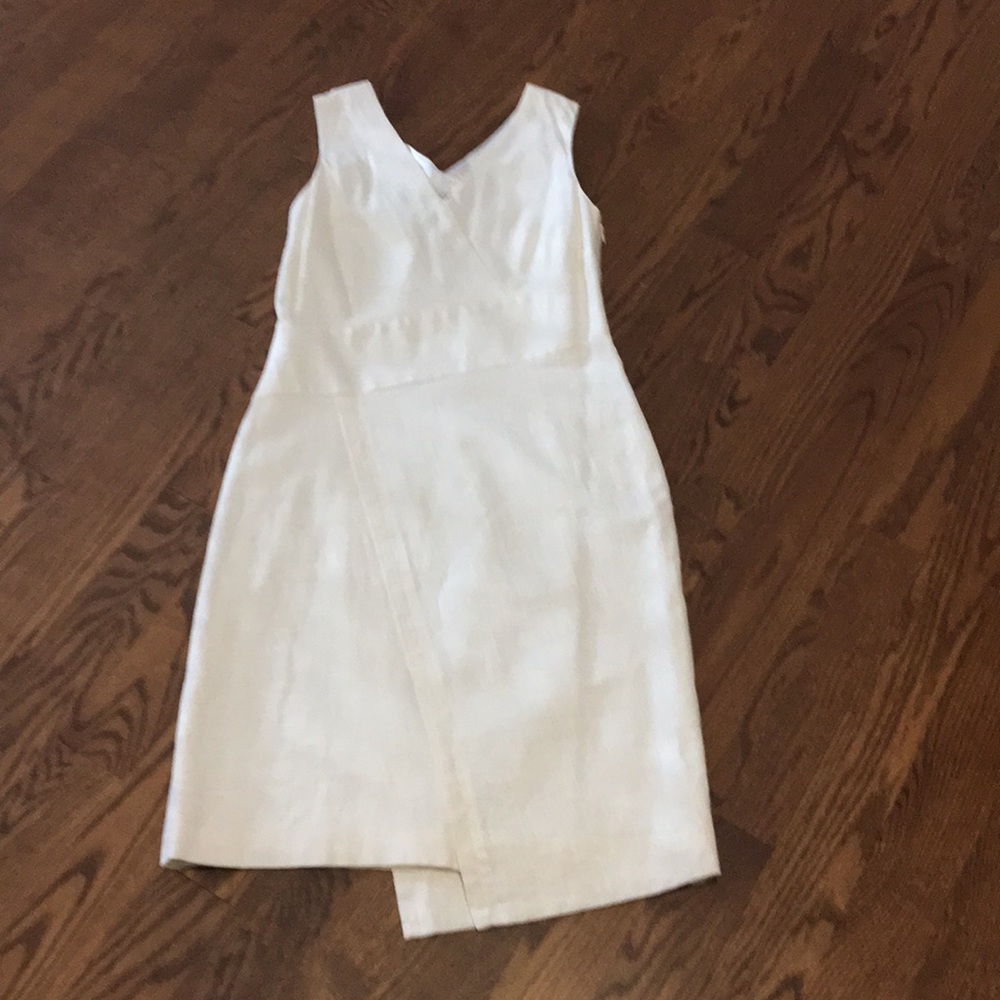 White Linen dress - New with Tags